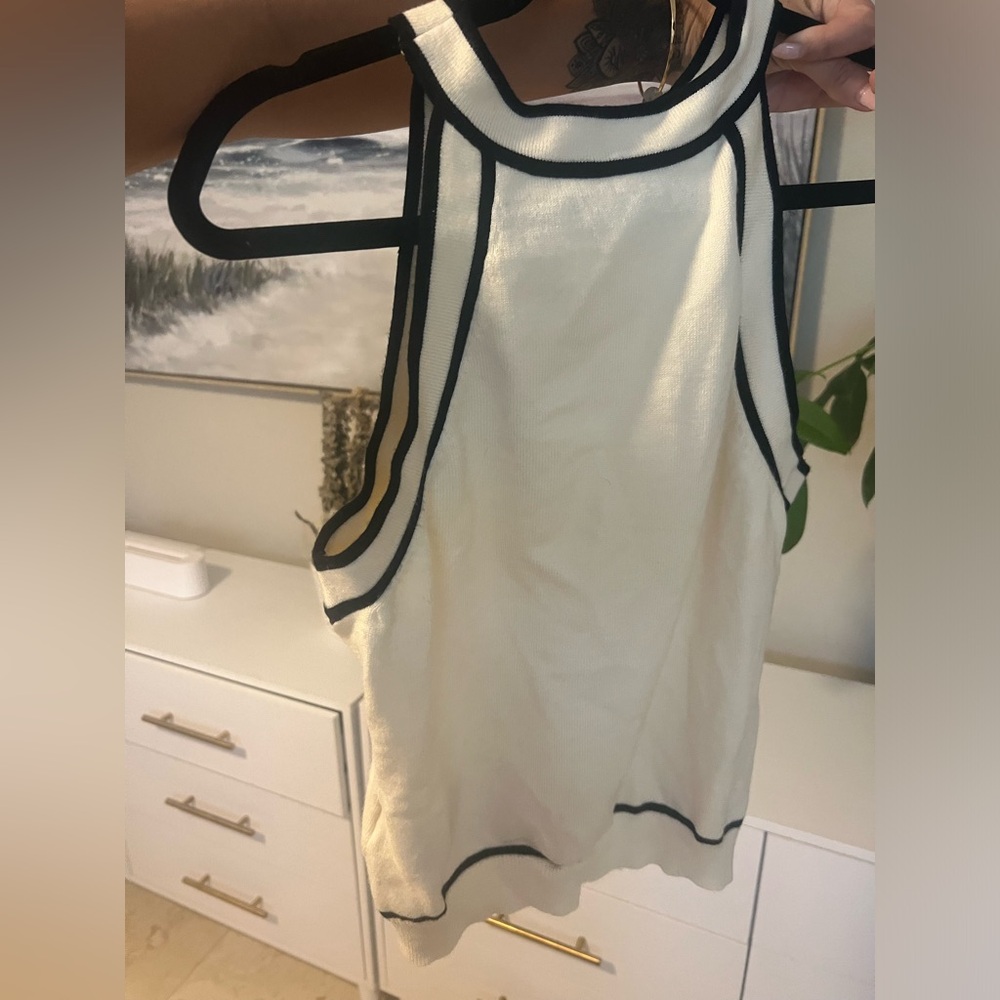 Classy high neck, high waist tank